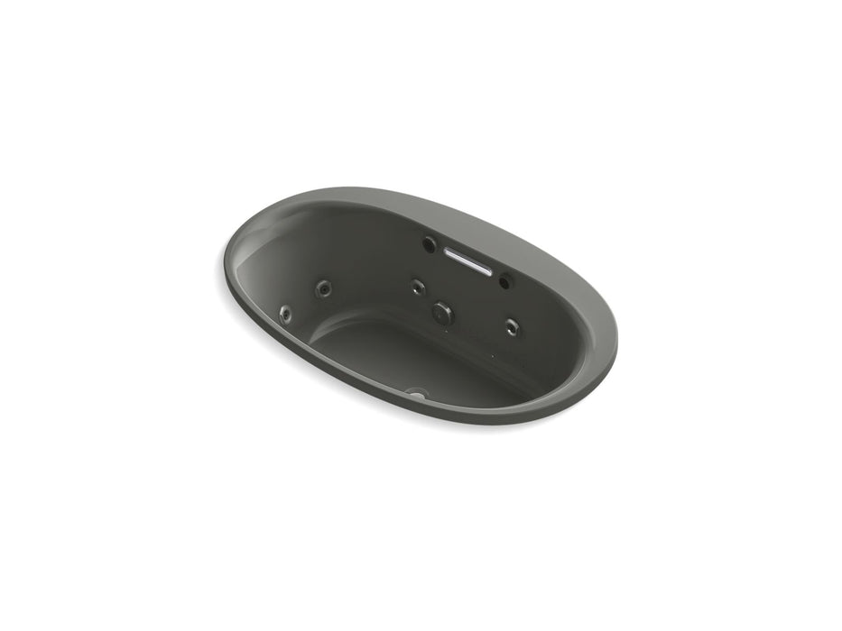 KOHLER K-5714-XHGH Underscore 59-3/4" x 35-3/4" drop-in Heated BubbleMassage air bath with whirlpool