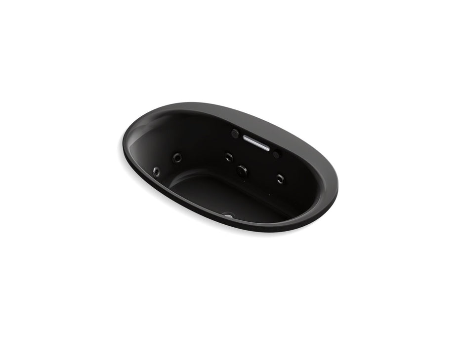 KOHLER K-5714-XHGH Underscore 59-3/4" x 35-3/4" drop-in Heated BubbleMassage air bath with whirlpool