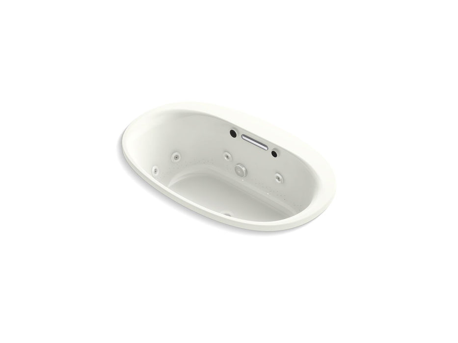 KOHLER K-5714-XHGH Underscore 59-3/4" x 35-3/4" drop-in Heated BubbleMassage air bath with whirlpool