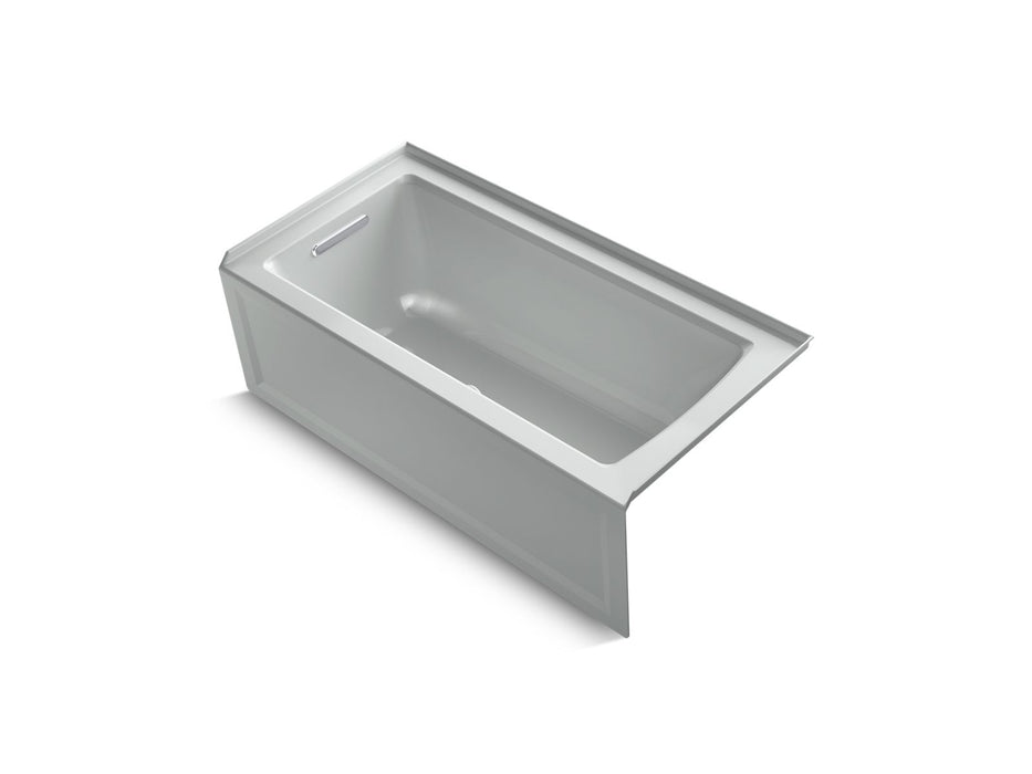 KOHLER K-1946-LA Archer 60" x 30" alcove bath, left drain