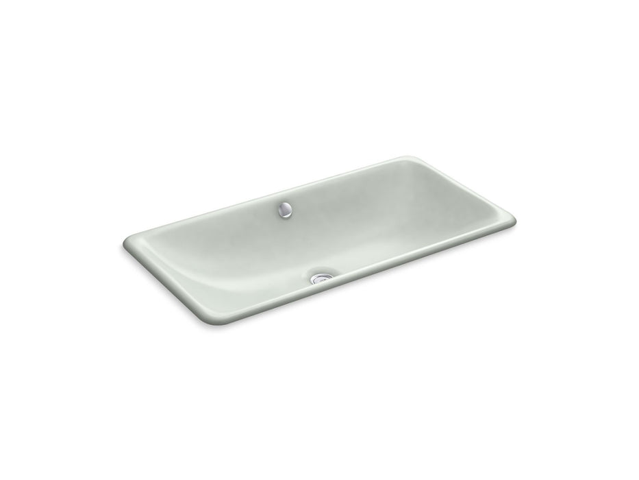 KOHLER K-20212 Iron Plains 30" rectangular drop-in/undermount bathroom sink