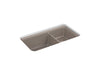 KOHLER Cairn 33-1/2" undermount double-bowl kitchen sink