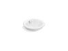 KOHLER K-20211-W Iron Plains 12" round drop-in/undermount/vessel bathroom sink with White painted underside