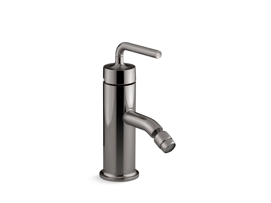 KOHLER Purist Horizontal swivel spray aerator bidet faucet with straight lever handle