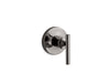 KOHLER Purist MasterShower volume control valve trim with lever handle