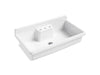 KOHLER K-21103-3HW Farmstead 45" top-/wall-mount single-bowl workstation farmhouse kitchen sink