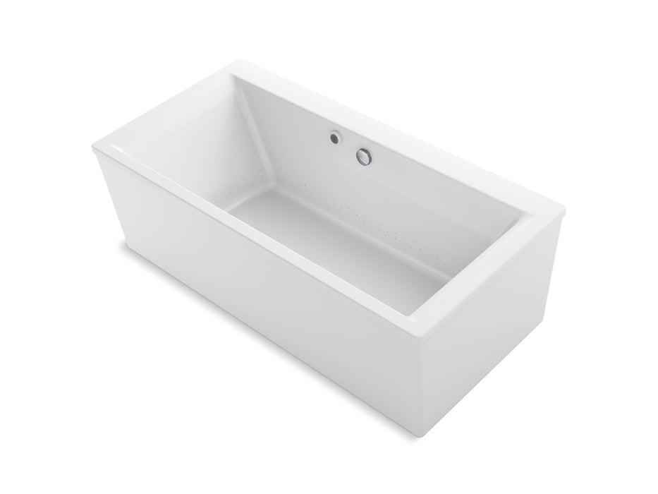 KOHLER Stargaze 60" x 34" freestanding bath with Bask heated surface and straight shroud