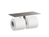 KOHLER Components Covered double toilet paper holder