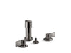 KOHLER K-77983-4 Components Widespread bidet faucet with Lever handles