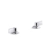 KOHLER K-77990-4 Components Deck-mount bath faucet handles with Lever design