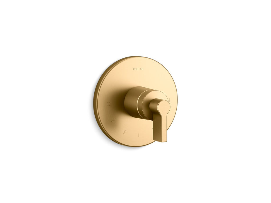 KOHLER Components MasterShower temperature control valve trim with Lever handle