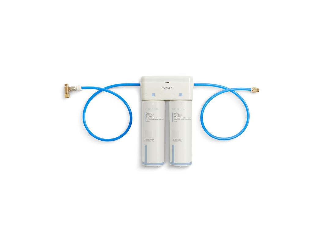 KOHLER K-77686 Aquifer Double-cartridge water filtration system