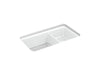 KOHLER Cairn 33-1/2" undermount double-bowl kitchen sink