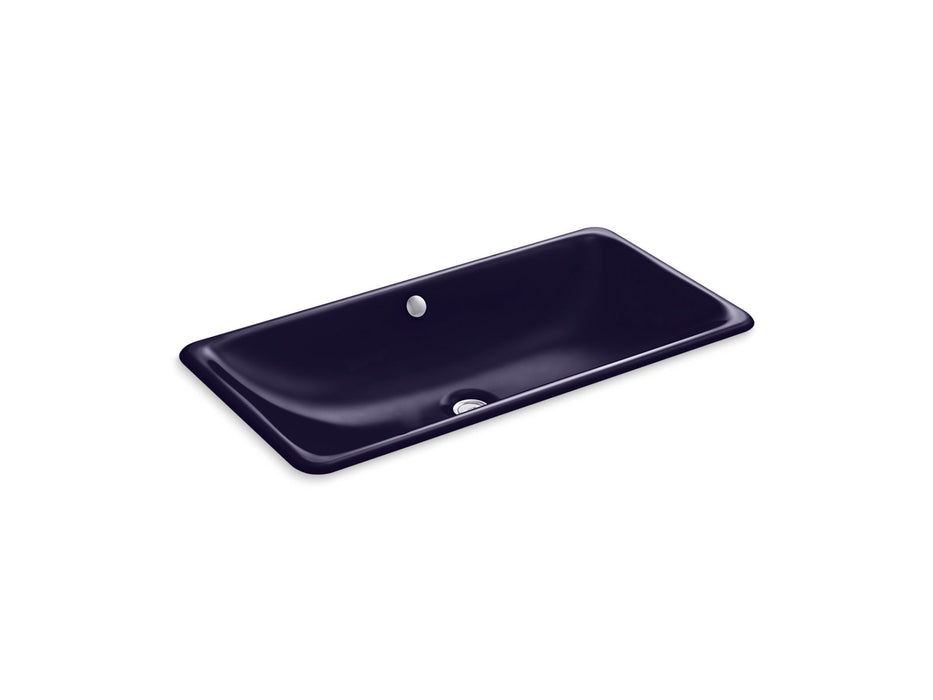 KOHLER K-20212 Iron Plains 30" rectangular drop-in/undermount bathroom sink