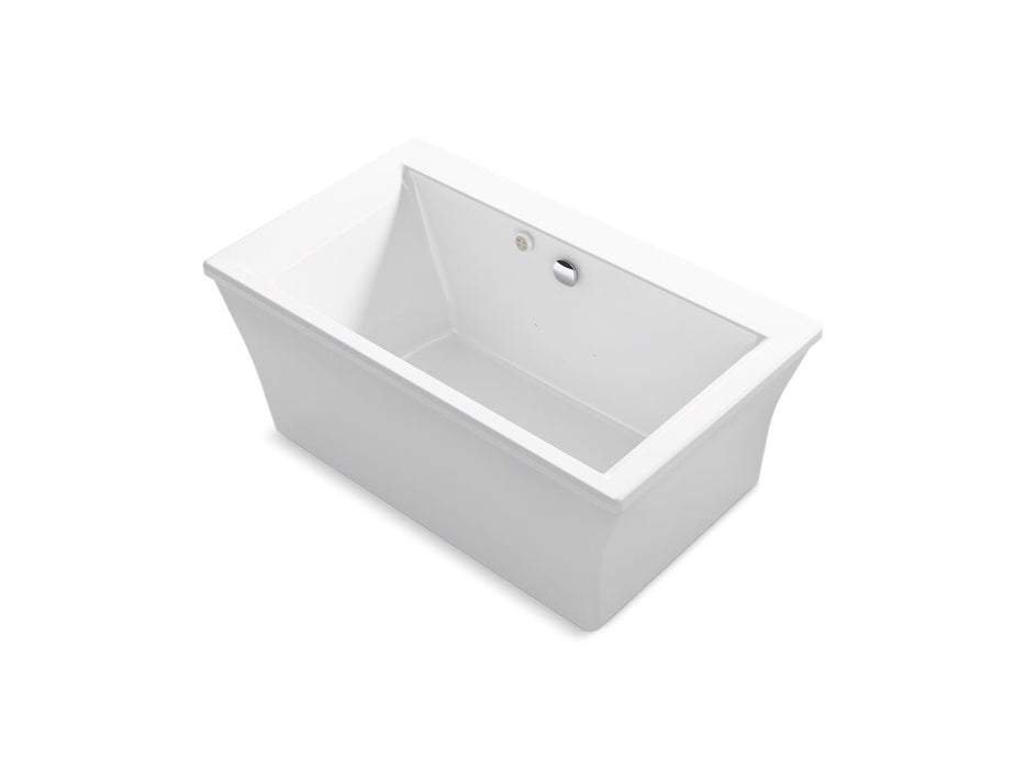 KOHLER K-24019-GH Stargaze 60" x 34" freestanding Heated BubbleMassage air bath with fluted shroud