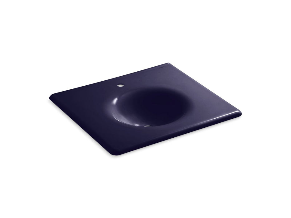 KOHLER Iron/Impressions 25" Enameled cast iron vanity top with integrated round sink