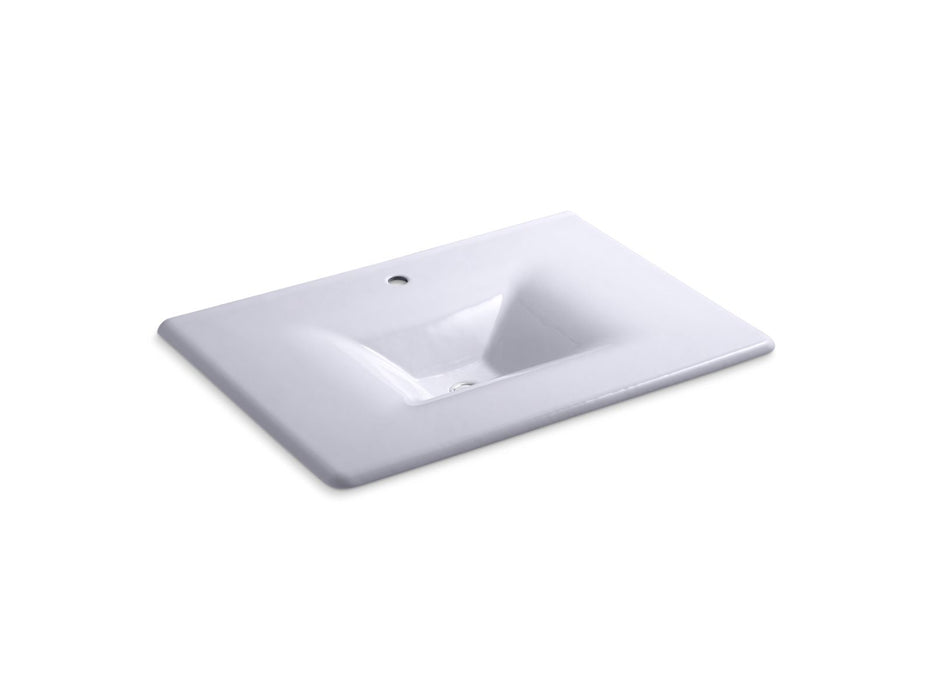 KOHLER K-3049-1 Iron/Impressions 31" Enameled cast iron vanity top with integrated rectangular sink