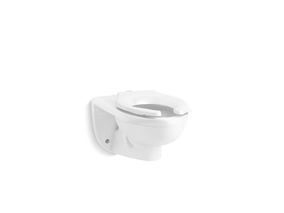 KOHLER K-84325-L Kingston Ultra Wall-mount top spud flushometer bowl