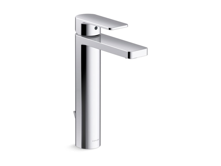 KOHLER K-23475-4 Parallel Tall single-handle bathroom sink faucet, 1.2 gpm
