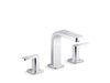 KOHLER K-23484-4K Parallel Widespread bathroom sink faucet, 1.0 gpm
