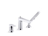 KOHLER Taut Deck-mount bath faucet with handshower