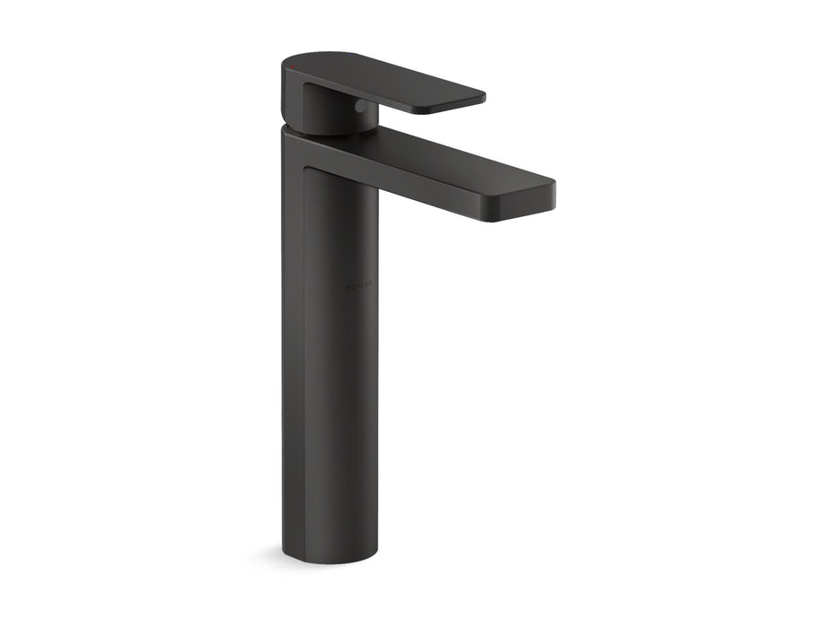 KOHLER K-23475-4 Parallel Tall single-handle bathroom sink faucet, 1.2 gpm