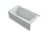 KOHLER Archer 72" x 36" alcove Heated BubbleMassage air bath and whirlpool, left drain