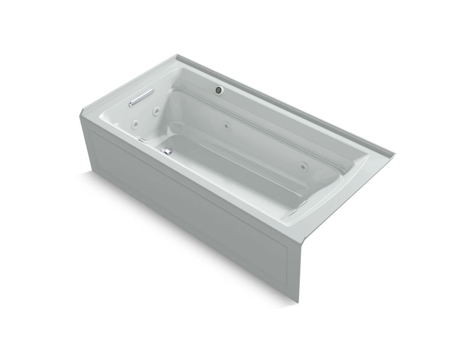 KOHLER Archer 72" x 36" alcove Heated BubbleMassage air bath and whirlpool, left drain