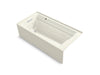KOHLER Archer 72" x 36" alcove Heated BubbleMassage air bath and whirlpool, left drain