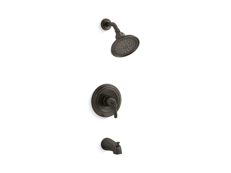 KOHLER K-TS395-4G Devonshire Rite-Temp bath and shower trim kit, 1.75 gpm, NPT spout