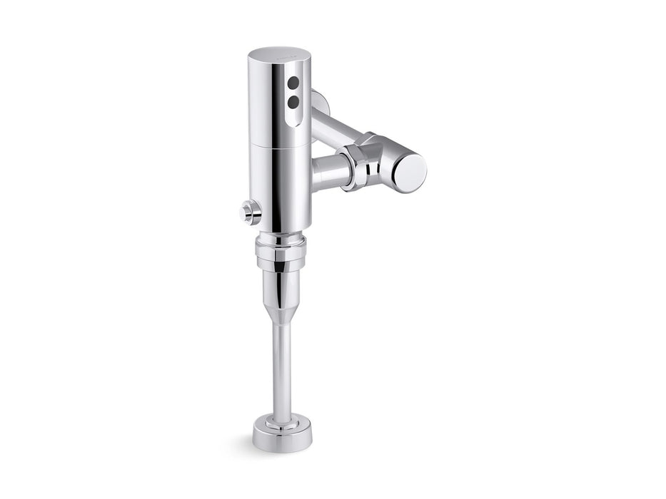 KOHLER Mach Tripoint Touchless urinal flushometer, DC-powered, 0.125 gpf
