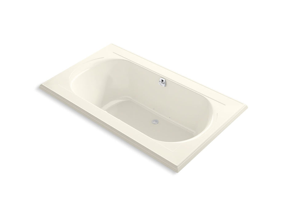 KOHLER Memoirs 72" x 42" drop-in Heated BubbleMassage air bath with Bask heated surface