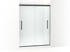 KOHLER Pleat 79-1/16" H sliding shower door with 5/16"-thick glass