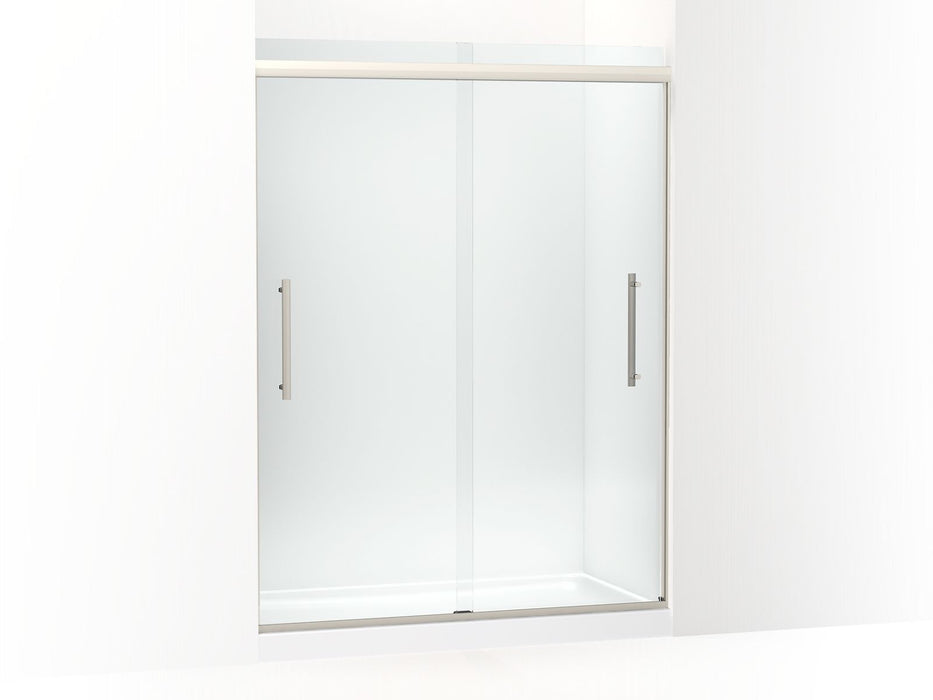 KOHLER Pleat 79-1/16" H sliding shower door with 5/16"-thick glass