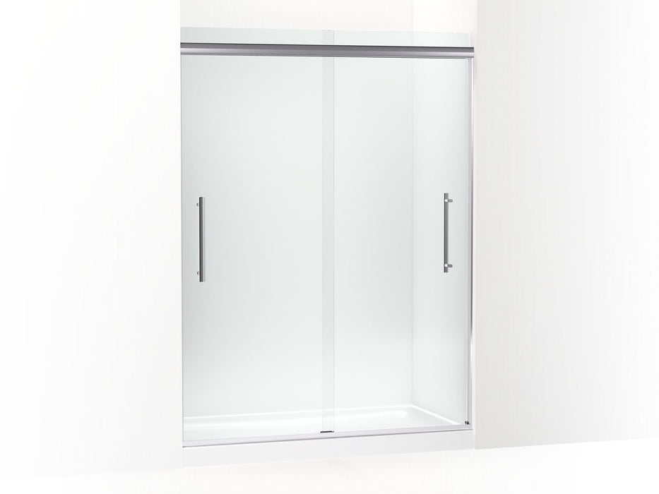 KOHLER Pleat 79-1/16" H sliding shower door with 5/16"-thick glass