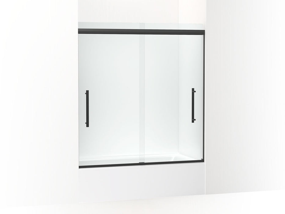 KOHLER Pleat 63-9/16" H sliding bath door with 5/16"-thick glass