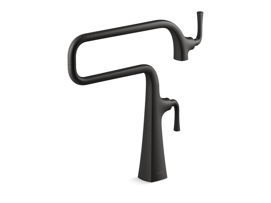 KOHLER K-22067 Graze Deck-mount pot filler