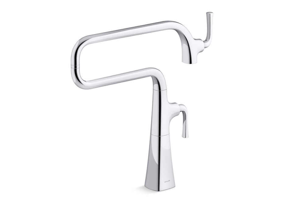 KOHLER K-22067 Graze Deck-mount pot filler