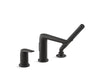 KOHLER Avid Deck-mount bath faucet with handshower