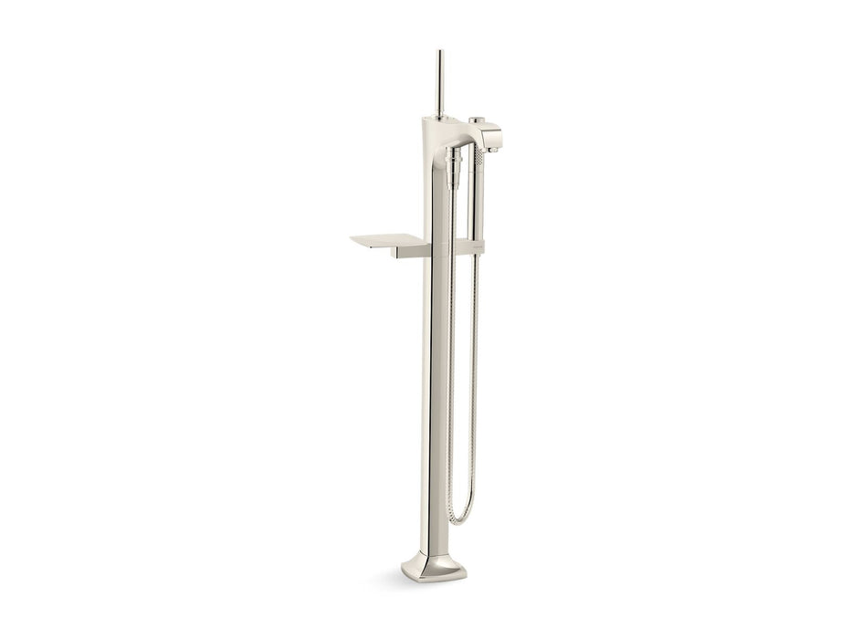 KOHLER K-T97331-4 Margaux Floor-mount bath filler trim with handshower