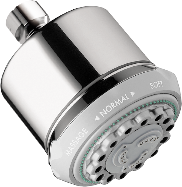 hansgrohe Clubmaster Showerhead 3-Jet, 2.5 GPM
