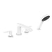 hansgrohe Vivenis 4-Hole Roman Tub Set Trim with 1.75 GPM Handshower