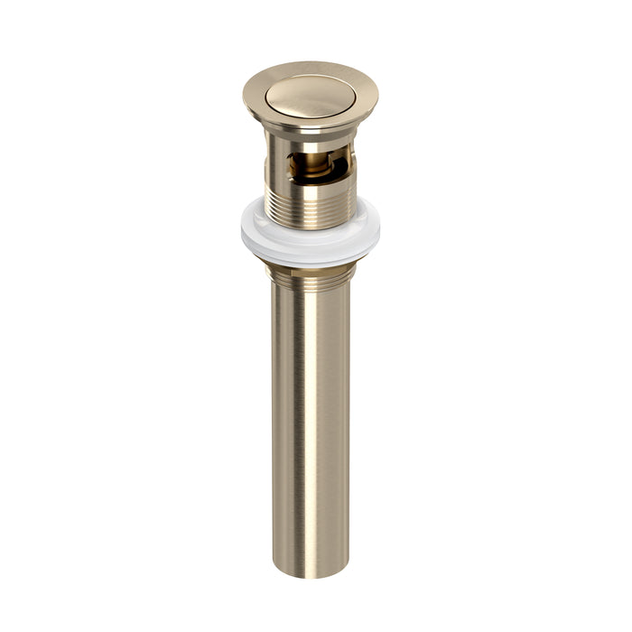 ROHL 0127DOF Push Drain With Overflow