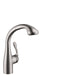 Hansgrohe Allegro E Pull-Out Prep Faucet with Magnetic Docking & Toggle Spray Diverter in Steel Optic