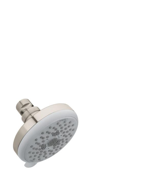Hansgrohe 04071820 Croma E Multi Function 2.5 GPM Shower Head in Brushed Nickel