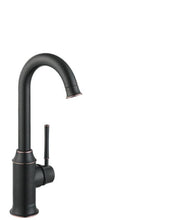 Load image into Gallery viewer, Hansgrohe 04217920 Talis C High-Arc Bar Faucet with Quick Cleaning Aerator in Rubbed Bronze
