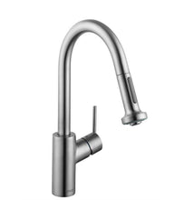 Load image into Gallery viewer, Hansgrohe 04286800 Talis S 2 Prep Kitchen Faucet W/2 Spray Pull Down in Steel Optic
