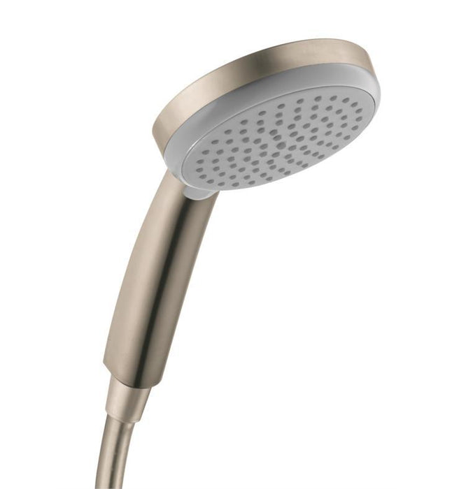 Hansgrohe Croma E 2 GPM Single Function Handshower with Air Power and Quick Clean Technologies in Brushed Nickel