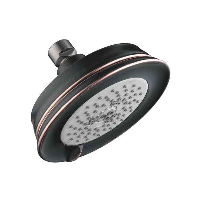 Hansgrohe Croma C 100 3-jet Showerhead in Rubbed Bronze