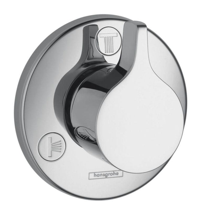 Hansgrohe S/E Trio/Quattro Diverter Trim - Less Valve in Chrome